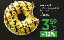 PROFI Gogoașă cu fistic şi glazură de ciocolată Ofertă