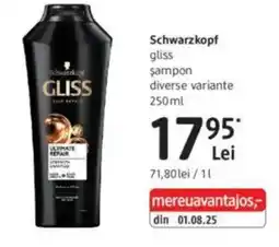 DM Schwarzkopf gliss sampon Ofertă