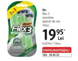 DM Bic flex 3 sensitive aparat de ras Ofertă