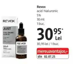 DM Revox acid hialuronic 5% Ofertă