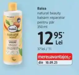 DM Balea natural beauty balsam reparator pentru păr Ofertă