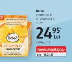 DM Balea cremă de zi cu vitamina C Ofertă