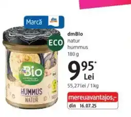 DM DmBlo natur hummus Ofertă