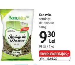 DM Sanovita seminţe de dovleac Ofertă