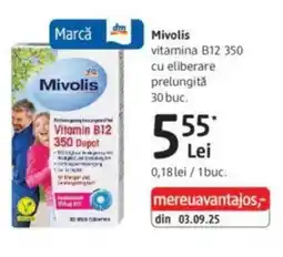 DM Mivolis Vitamin B12 350 cu eliberare prelungită Ofertă