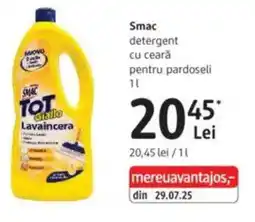 DM Smac detergent cu ceară pentru pardoseli Ofertă