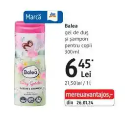 DM Balea gel de duş şi şampon pentru copii Ofertă