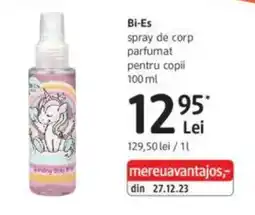 DM Bi-Es spray de corp parfumat pentru copii Ofertă