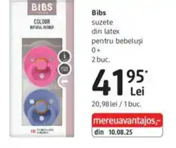 DM Bibs suzete din latex pentru bebeluşi 0+ Ofertă
