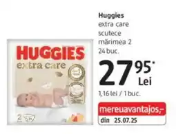 DM Huggies extra care scutece Ofertă