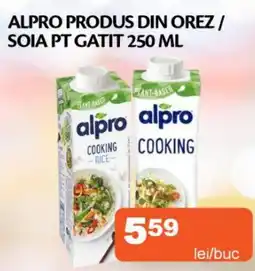 Unicarm Alpro produs din orez / soia pt gatit Ofertă