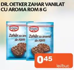 Unicarm Dr. oetker zahar vanilat cu aroma rom Ofertă