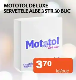 Unicarm Mototol de luxe servetele albe 3 str 30 buc Ofertă