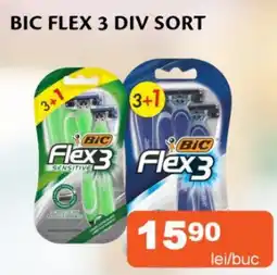 Unicarm Bic flex 3 div sort Ofertă