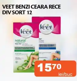 Unicarm Veet benzi ceara rece div sort 12 Ofertă