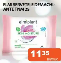 Unicarm Elmi servetele demachi- ante tnm 25 Ofertă