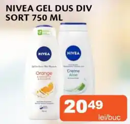 Unicarm Nivea gel dus div sort Ofertă