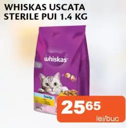 Unicarm Whiskas uscata sterile pui Ofertă