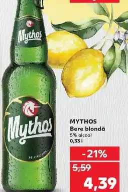 Kaufland MYTHOS Bere blondă Ofertă