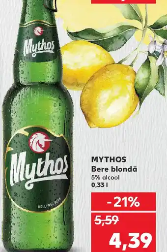 Kaufland MYTHOS Bere blondă Ofertă