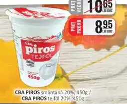 CBA CBA PIROS smântână 20% Ofertă