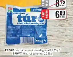 CBA PRIVAT brânză de vacă semidegresată Ofertă