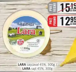 CBA LARA caşcaval 45% Ofertă