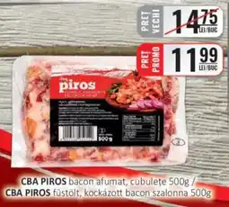 CBA CBA PIROS bacon afumat, cubuleţe Ofertă