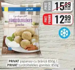 CBA PRIVAT papanaşi cu brânză Ofertă