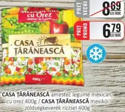 CBA CASA ŢĂRĂNEASCĂ amestec legume mexican, cu orez Ofertă