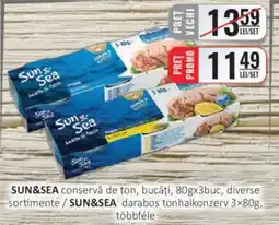 CBA SUN&SEA conservă de ton, bucăţi Ofertă