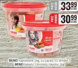 CBA BENEI napolitane, cu cacao, cu lămâie Ofertă