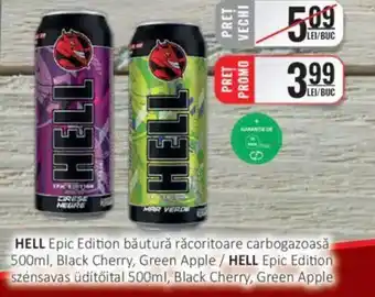 CBA HELL Epic Edition băutură răcoritoare carbogazoasă, Black Cherry, Green Apple Ofertă