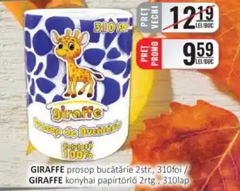 GIRAFFE prosop bucătărie 2str., 310foi