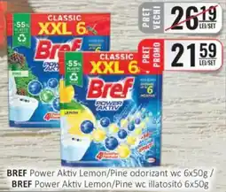 CBA BREF Power Aktiv Lemon/Pine odorizant wc Ofertă