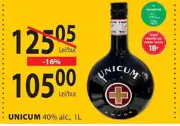 CBA UNICUM 40% alc. Ofertă