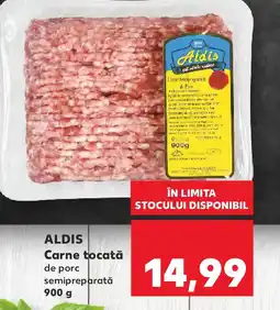 Kaufland ALDIS Carne tocată de porc semipreparată Ofertă