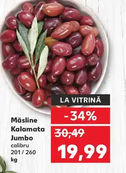 Kaufland Măsline Kalamata Jumbo Ofertă