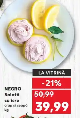 Kaufland NEGRO Salată cu icre crap şi ceapă Ofertă