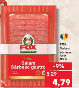 Kaufland FOX Salam sârbesc feliat Ofertă