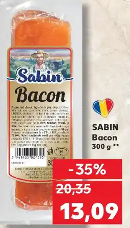 Kaufland SABIN Bacon Ofertă