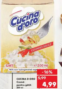 Kaufland CUCINA D ORO Cremă pentru gătit Ofertă