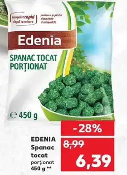 Kaufland EDENIA Spanac tocat porţionat Ofertă