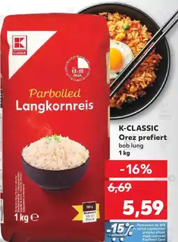 Kaufland K-CLASSIC Orez prefiert bob lung Ofertă