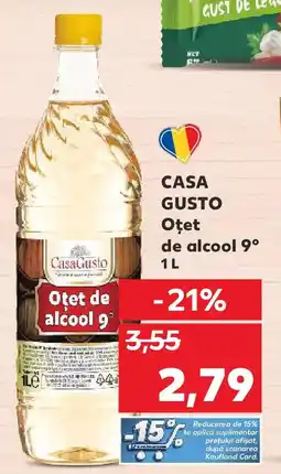 Kaufland CASA GUSTO Oțet de alcool 9° Ofertă
