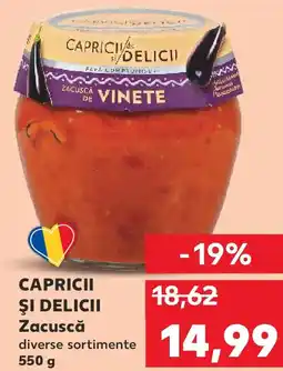 Kaufland CAPRICII ŞI DELICII Zacuscă Ofertă