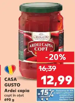 Kaufland CASA GUSTO Ardei capia copt în oțet Ofertă