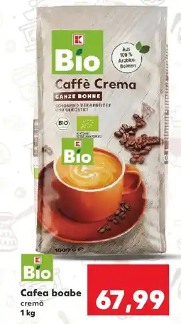 Kaufland Cafea boabe cremă Ofertă