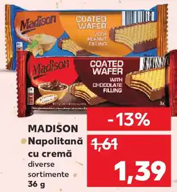 Kaufland MADISON Napolitană cu cremă Ofertă