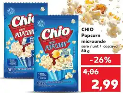 Kaufland CHIO Popcorn microunde sare/unt / caşcaval Ofertă